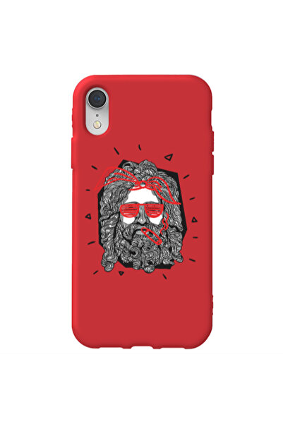 Other Apple iPhone Xr Cool glasses Red Colored Silicone TPU Θήκη