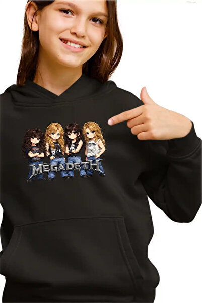 OEM Hanorac Copii Fete Megadeth Cartoon Chibi