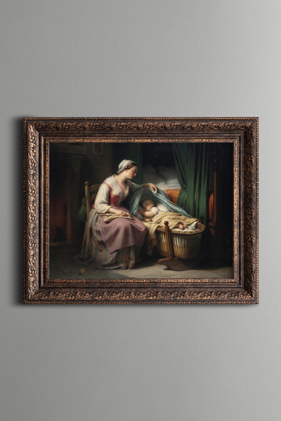 epiqart Sweet Dreams - Vintage Patterned Painting - Thick Model