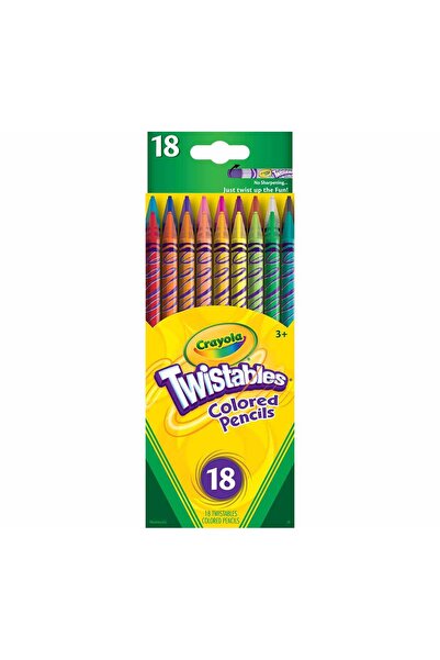 Crayola Twistable Color Pencils 18 Ct | No Sharpening, Ages 4+
