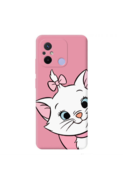Other Xiaomi Redmi 12C I am here Pink Colored Silicone TPU Θήκη