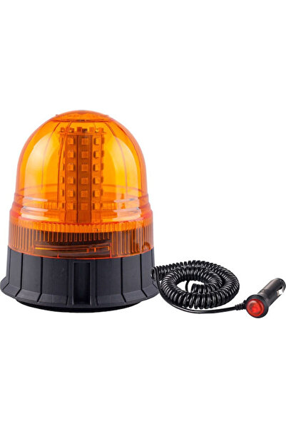 AMIO Φάρος Αυτοκινήτου LED 12 / 24V Αδιάβροχος 10 εκ. με Πορτοκαλί Φωτισμό Κω...