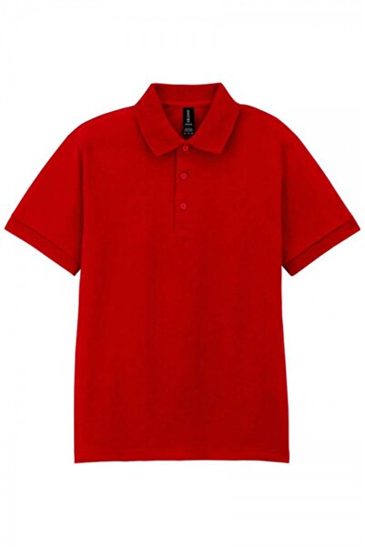 GILDAN Tricou polo unisex GI 8800 Dryblend, roșu