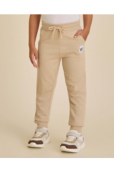REDTAG Boys Beige Printed Active Pants