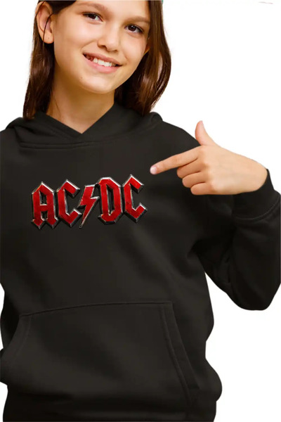 OEM Hanorac Copii Fete ACDC Rock Party AC DC Merch