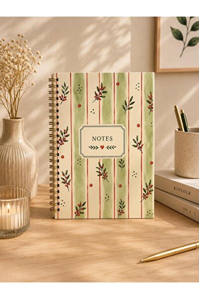 NİORE A5 Spiral Bound Lined 120 Sheets Kokina Notepad School Notebook