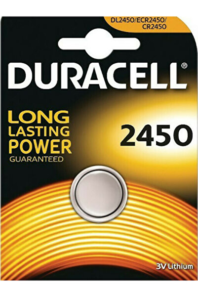 Duracell Ηλεκτρονική Μπαταρία Λιθίου Ρολογιού CR2450 3V 1 τεμάχιο