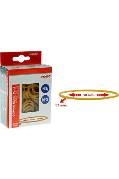 Other Μαντρίδα Πάπελ Λαστιχάκι Νο3 Καφέ Ø30mm 60γρ Κωδικός: PG005