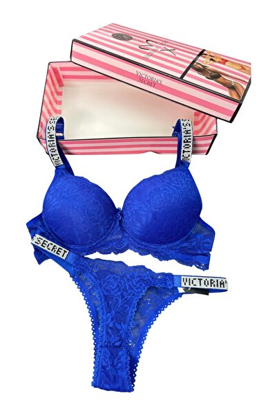 victoria's Victoria's Secret Push up Set Padded Bra and Panties Set 2-Piece Set