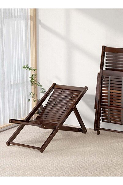 sharpdo Balcony Rocking Chair, Lazy Lounge Chair, Nap Chair, Foldable Wooden ...