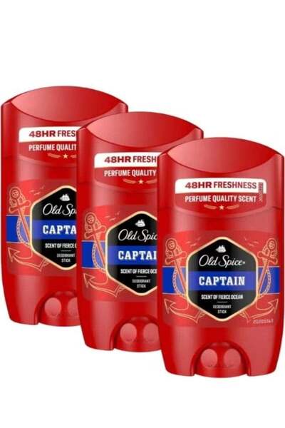 Old Spice مزيل عرق كابتن للرجال، 3 × 50 مل