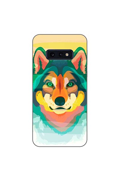 OEM Husa compatibila cu Samsung Galaxy S10e Silicon Gel Tpu Model Desen Lup