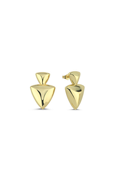 Merano Design Shield Gold Küpe