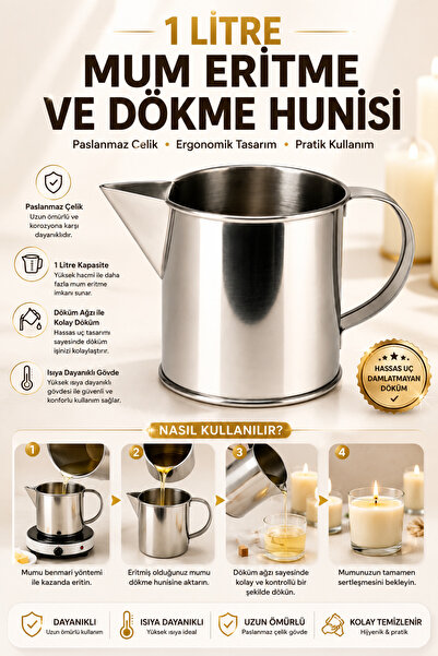 Mum Eritme Kabı ile Yaratıcılığınızı Konuşturun! 🕯️