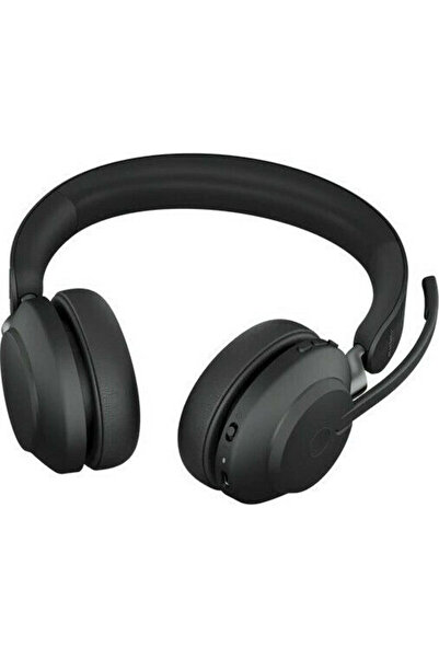 Jabra Evolve2 65 VOIP Headset Link380a UC Στερεοφωνική Βάση Γραφείου Μαύρο (2...