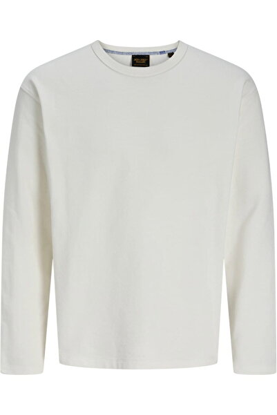 Jack & Jones JACK &JONES Axel Sweat φούτερ - 12298457-Cloud Dancer