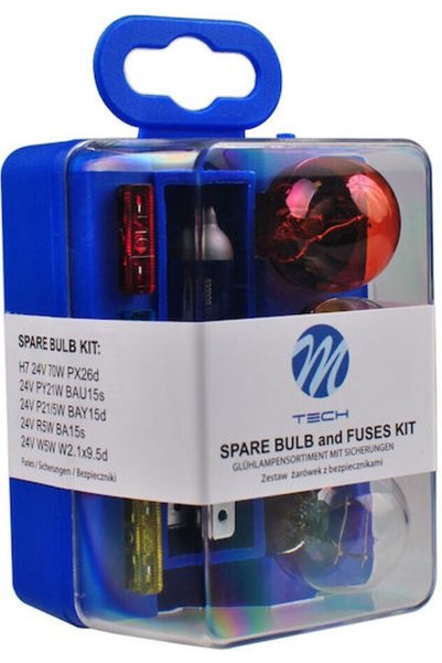 M-TECH Λάμπες Αυτοκινήτου H7 / T10 / PY21W-BAU15s / P21/5W / R5W / BA15S / W5...