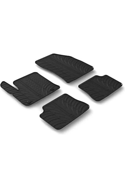 Lampa Set of Front and Rear Mats 4pcs for Peugeot 208 2019+ Black Code: L2445.4