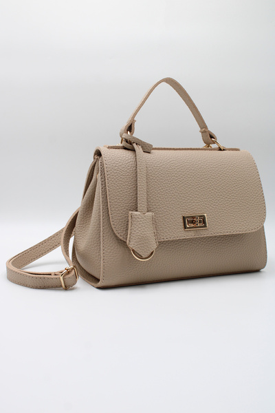 LASSO Women's Crossbody Hand and Shoulder Bag with Charm Accessories, Lock an...