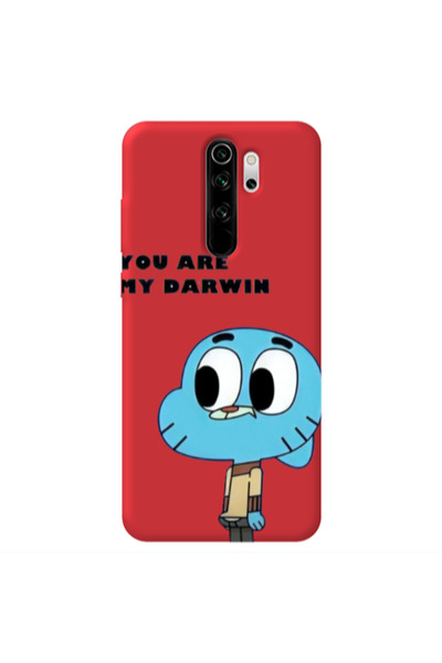 Other Xiaomi Redmi Note 8 Pro You are my darwin Red Colored Silicone TPU Θήκη