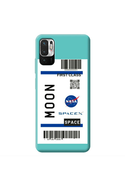 Other Xiaomi Redmi Note 10 Pro 5G Moon spacex Turquoise Colored Silicone TPU ...