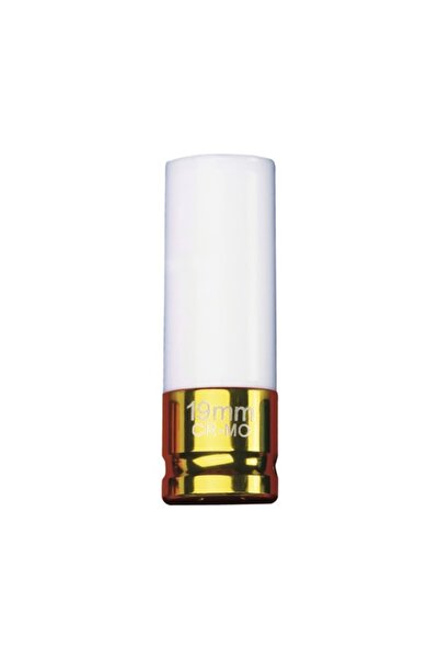 OEM Cap cheie tubulară WGB 1/2" 19mm, lungă, 6 canturi, galbenă