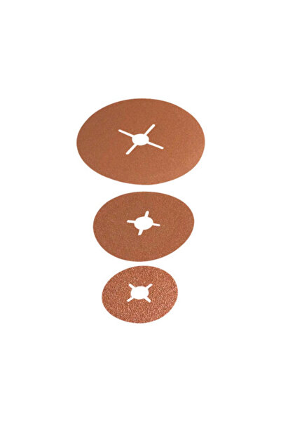 OEM Set discuri abrazive din fibră Wolfcraft Ø115 mm, granulații 24, 40, 60 ș...