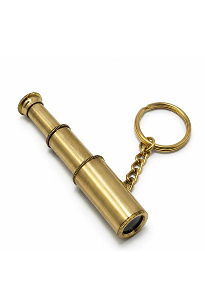 Generic Brand Brass Telescope Keychain Liv