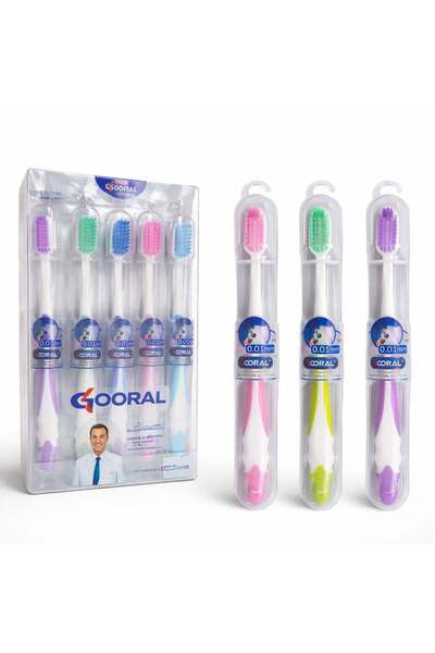 CASA JOY Periuță de dinți 20 bucăți/set, 19 cm, cu capac de protecție din pla...