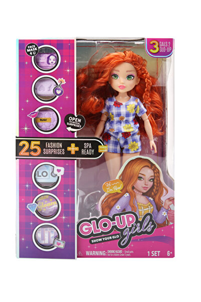 GLO-UP girls GLO UP GIRLS Doll + 25 Fashion Surprises + SPA - Rose