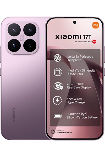Xiaomi 17T 5G Smartphone (12GB RAM, 512GB Storage), Leica 5x Periscope Camera...