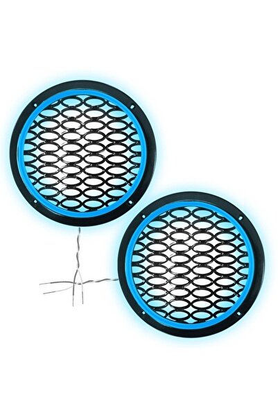 Poke 16 CM TURKUAZ NEON LEDLİ HOPARLÖR KAPAĞI 1 TAKIM ( 2 ADET )