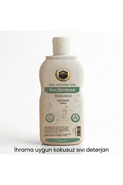 Hac&UmreSetim Hac ve Umre İçin İhrama Uygun Kokusuz Sıvı Deterjan (250 ml)