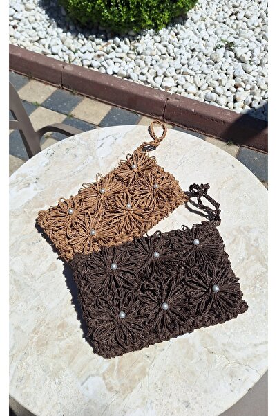 gzm Clutch çanta hasır çanta