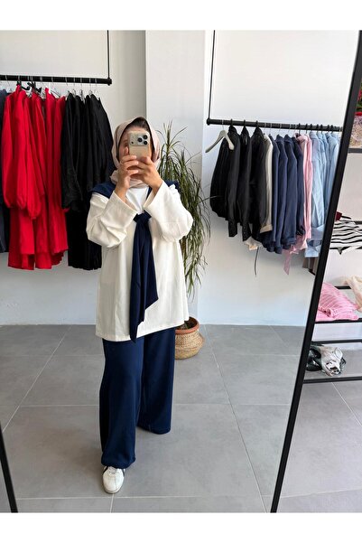 Butik Duyawear omuz şallı alt üst takım