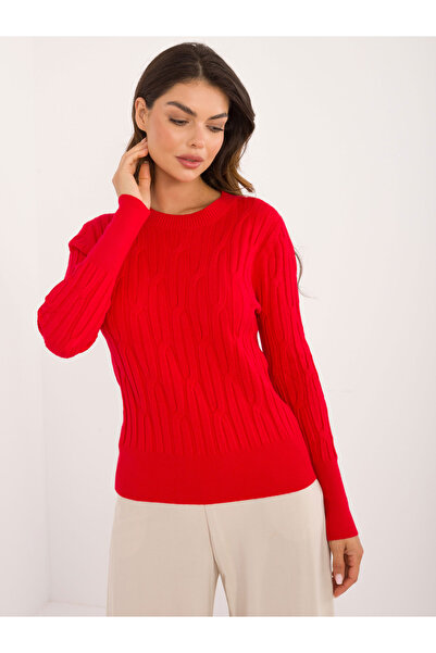 Factory Price Pulover Dama Rosu