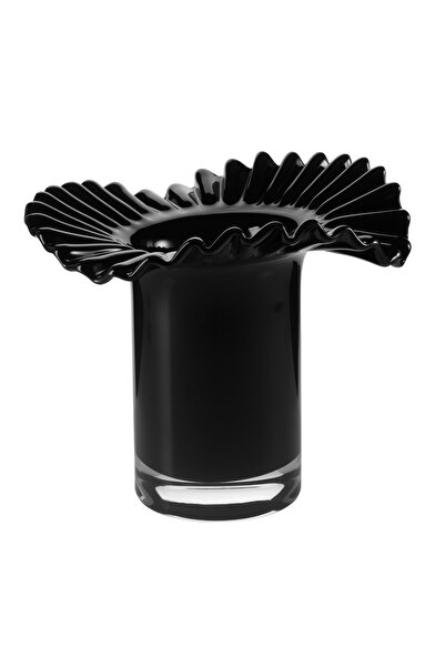Paşabahçe Opal Black Black Madrid Vase 23 Cm, Stylish Decorative Vase