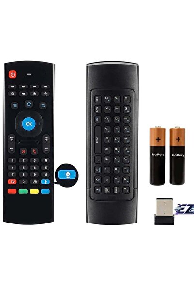 ELTRAZONE MX3 2.4G Multifunctional Voice Remote Control – Air Mouse Mini Wire...