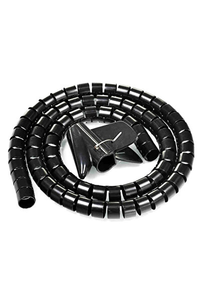 POWERTECH δεματικό καλωδίων TIES-083, πλαστικό, Φ20mm, 2m, μαύρο