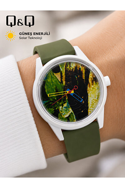Q&Q Deniz, Havuz Su Geçirmez Güneş Enerjili 42 mm Büyük Kasa Unisex Kol Saati...