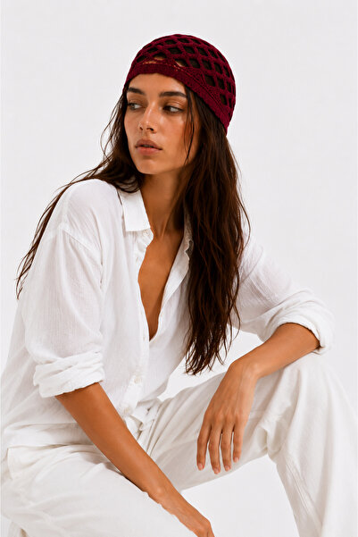 Wega Moda Women's Bohemian Style Summer Knitwear Knitted Beanie Lightweight B...