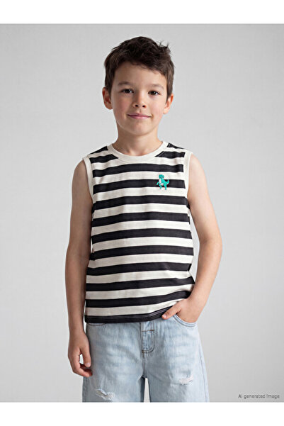 LC Waikiki Esvab • Modern & Distinctive Boys' Striped Tank Top