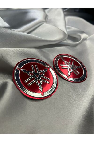 CEBECİOTO Yamaha Red Motorcycle Logo Embossed 2-Piece
