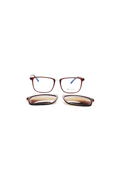 Polaried Clip-on Eyeglass Frames Model 0013 C3