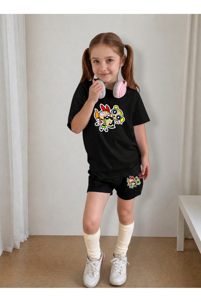 LORVEX Shorts - T-Shirt Set for Girls, Summer Cotton Comfortable Fit Printed ...