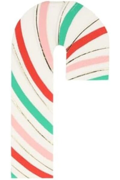 Yıldızan Vuralsin38 Store - Stripy Candy Cane Napkins - Striped Candy Cane Na...