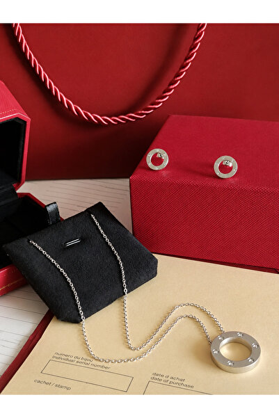 Glamour Galore Earring and Necklace Set with Brand Accessories