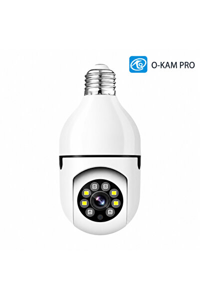 O-KAM PRO Wifi Ptz Akıllı Ampul Kamera 2Mp 4045
