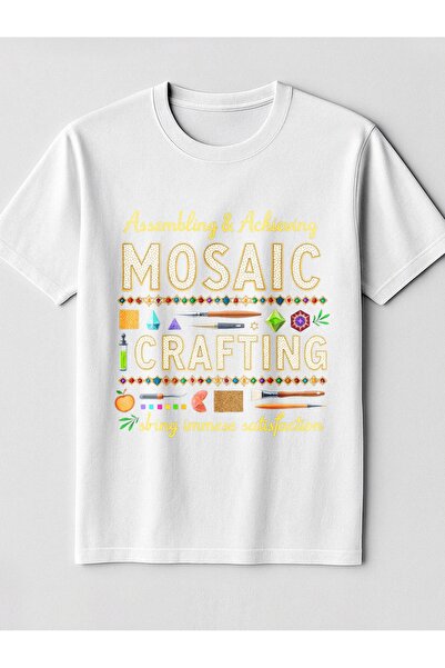 NOURAM Crafting Theme Men Round Neck T-Shirt Loose Fit 100 Percent Pure Cotto...