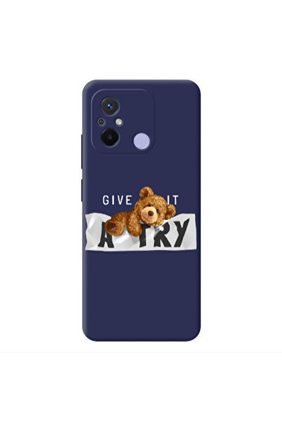 Other Xiaomi Redmi 12C Give me Dark blue Colored Silicone TPU Θήκη
